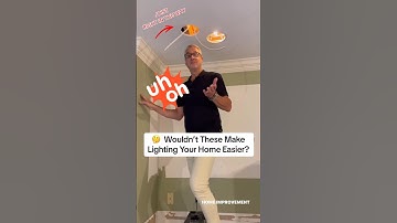 Easiest LED Recessed Lighting Ever! DIY Mistake Proof Lighting! #lighting #shorts