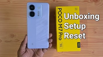 POCO M7 Pro 5G Unboxing, Setup, Reset