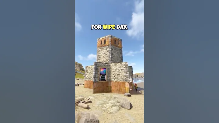 Building a Easy Solo BUNKER Base in RUST - #rust #rustgame #rustshorts #rustclips #shorts #rusttips