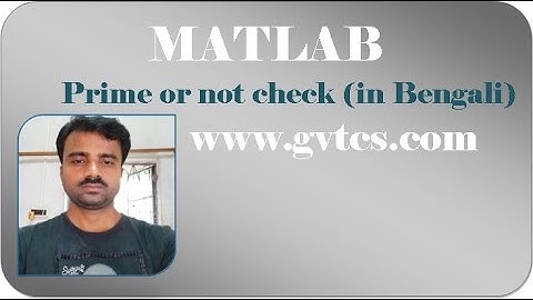 MATLAB: Check Prime or not