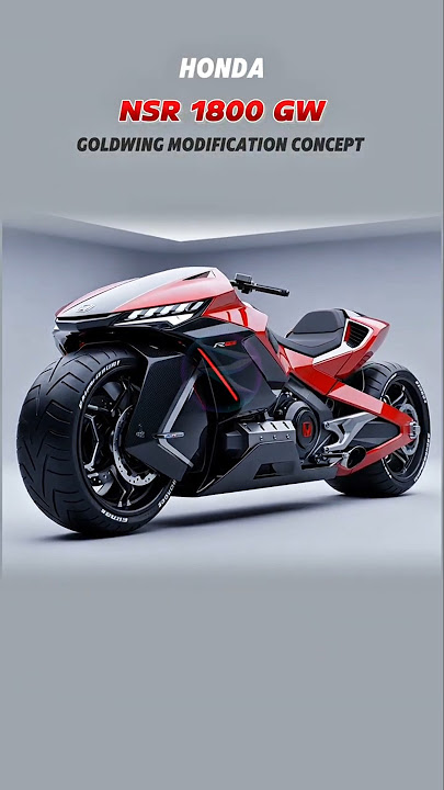 BRUTALL ULTIMATE 🔥‼️Honda NSR 1800 GOLDWING Modification Concept 🔥🔥😲#shorts