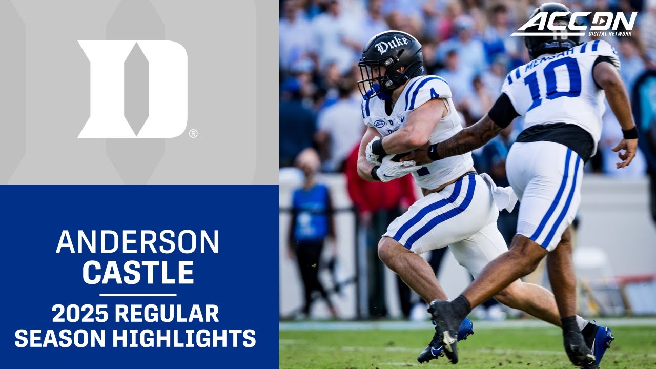Anderson Castle 2025 Regular Season Highlights | Duke RB
