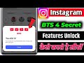 How To Claim Instagram 4 Secret BTS Features | Instagram Unlock BTS Exclusive Messages