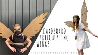How to make Cardboard Articulating Wings