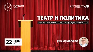 Концепт Хаб - &quot;Театр и политика. Основы политического продюсирования&quot;