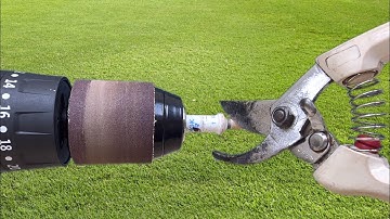 How To Sharpen Pruning Shears As Sharp As A Razor In A Special Way That Everyone Knows.