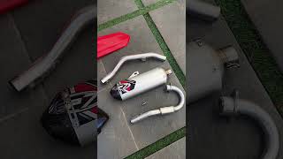 Apa jadinya crf 150 pakai bodi set crf 450 #crf150 #crf #crf150l #restorasi
