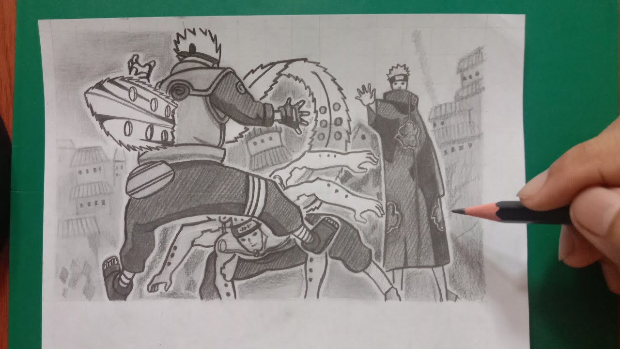 Pain drawing by me : r/Naruto