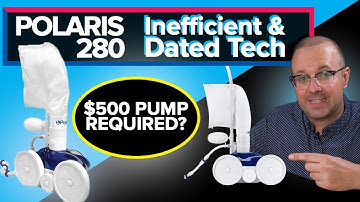 Polaris Vac-Sweep 280 Pressure-Side In-Ground Pool Cleaner Review & Testing - Inefficient & Dated