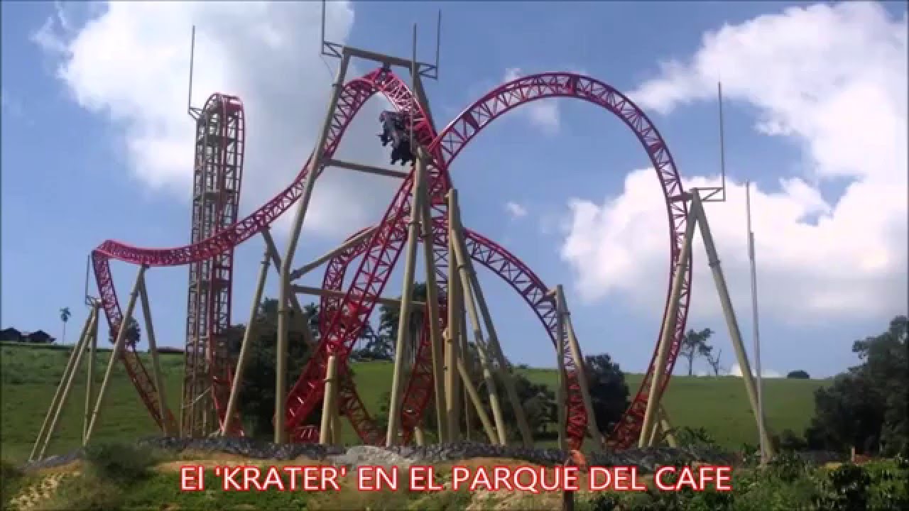 El 'CRATER' EN EL PARQUE DEL CAFE - YouTube