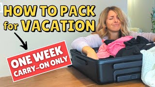Packing Made Easy: How to Pack Your Carry-on (tips, tricks \& hacks)