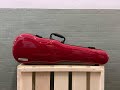 Gewa air 17 shaped violin case red