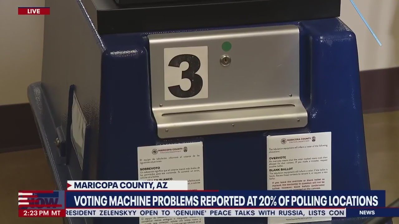 Arizona's Maricopa County election officials address problems with vote tabulation YouTube