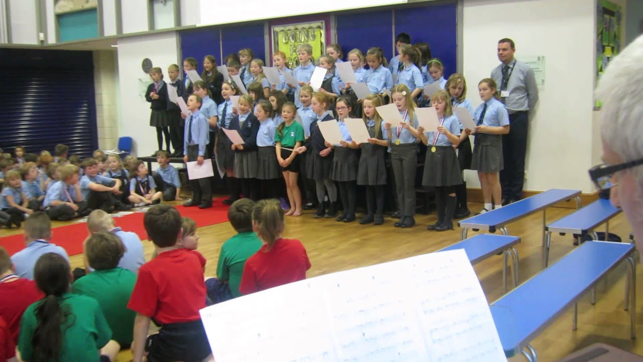 Knop Law Primary School Choir with Mr. Hawking on Piano YouTube