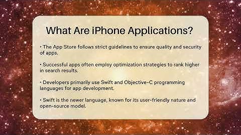 What Are iPhone Applications? - Talking Tech Trends