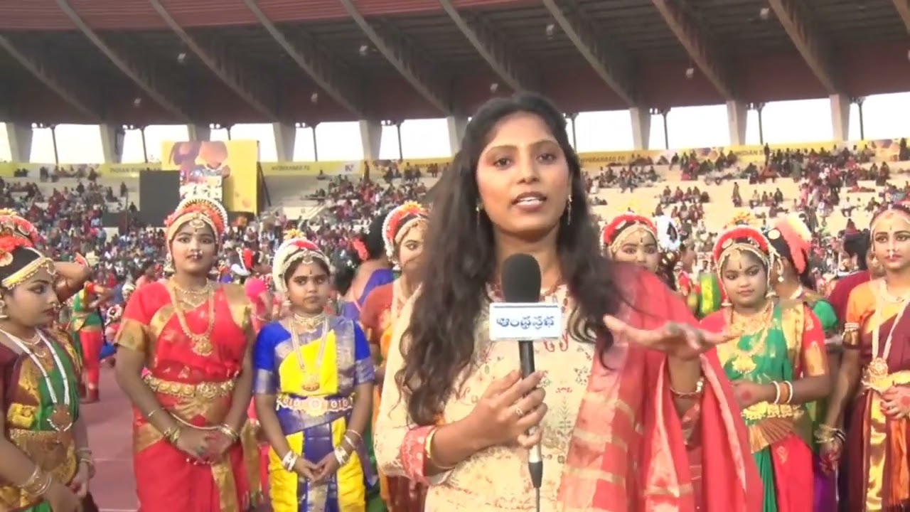 Kuchipudi Classical Dancers ||Guinness World Records Kuchipudi Dance at Gachibowli ||