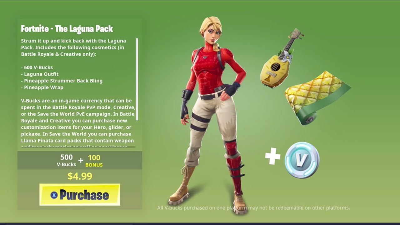 BUYING THE NEW LAGUNA STARTER PACK  BEST STARTER PACK YET  Fortnite Battle Royale