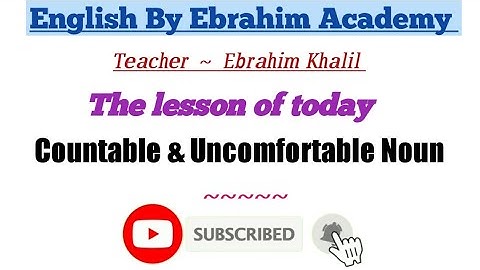 Countable & Uncountable Noun with definition English Grammar in Rohingya language