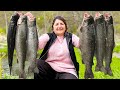 Grandmas incredible 8kg trout catch  cooking method prepare to be amazed