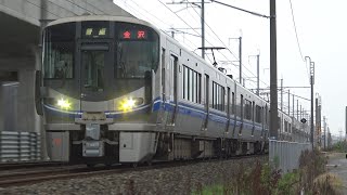 【4K】JR北陸本線　普通列車521系電車　ｻﾜJ13編成+ｻﾜG22編成