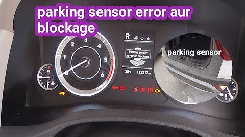 parking sensor error aur blockage || parking sensor not working Hyundai creta
