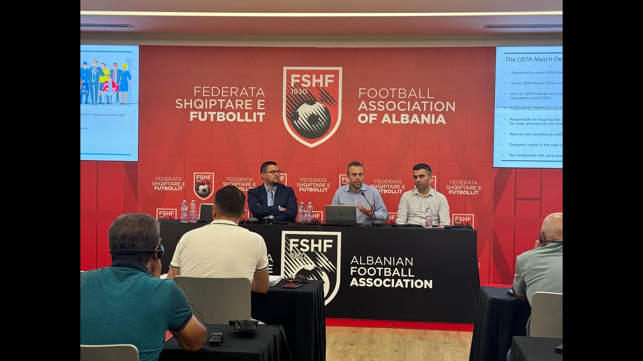 Sezoni i ri / FSHF në bashkëpunim me UEFA organizon seminarin me delegatët e ndeshjeve