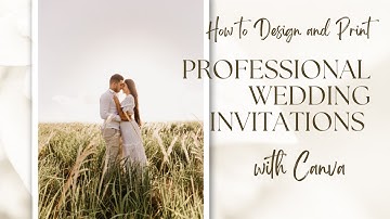 How to Print Stunning Wedding Invitations with Canva: A Step-by-Step Guide