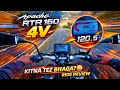 Apache RTR 160 4V Real Driving Experience | Gear Wise Speed Test | Off Road Performance Review