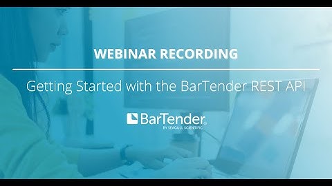 Getting Started with the BarTender REST API