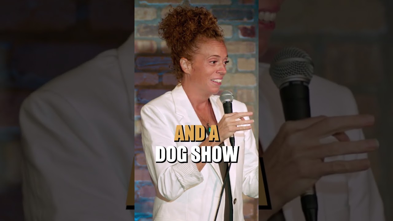 Go the Gay Beach🏖 with Michelle Wolf #gay #dogs #dogpark #dogshow #beach #comedy #standup #funny