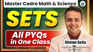Master Cadre Math/Science 2025 | SETS | All PYQ