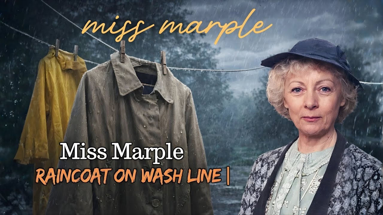 Raincoat on Wash Line | A Miss Marple Mystery