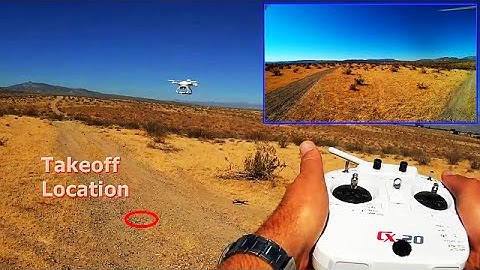 Cheerson CX-20 Drone Manual Flight and GPS Landing