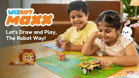 Wizbot Maxx – The Screen-Free Coding Robot Toy for Kids Ages 4–10 | Best Learning and Gifting Toy