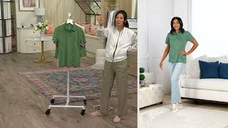 Studio Park X Alberti Popaj Novelty Embroidered Polo on QVC