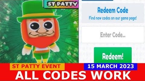 NEW UPDATE [🍀ST PATTY] ALL CODES! Minions Simulator ROBLOX | March 15, 2023