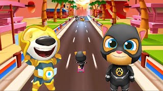 Super Ginger Vs Sunbeam Hank - Talking Tom Gold Run Vs Talking Tom Hero Dash