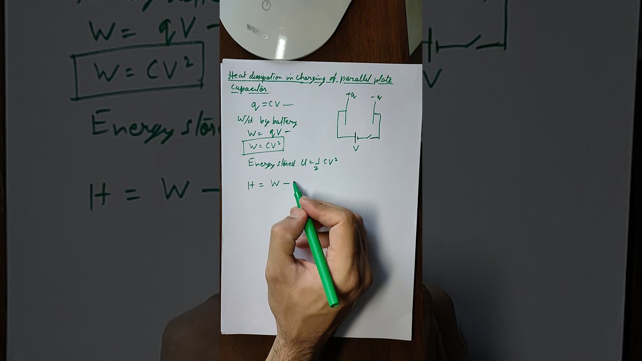 Heat Dissipation in Parallel Plate Capacitor YouTube