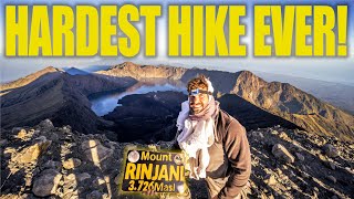 Most EXTREME hike ever! What was it like? | Mount Rinjani Lombok