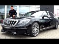 Mercedes Maybach S650 - V12 Brabus 900 Review BRUTAL Drive Sound Interior Exterior S class