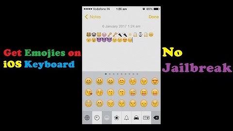 Get Emojies in builtin Keyboard of iOS 7.1.2 || No Jailbreak NEED