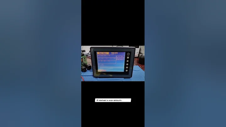 Human Machine Interface (HMI) touch screen-Hakko Monitouch                 |V606eM10|#hmi #shorts