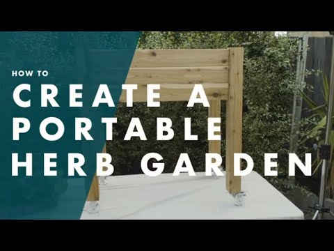 How To Make A Portable Garden Bed