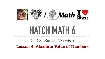 Hatch Math 6 Unit 7 Lesson 6