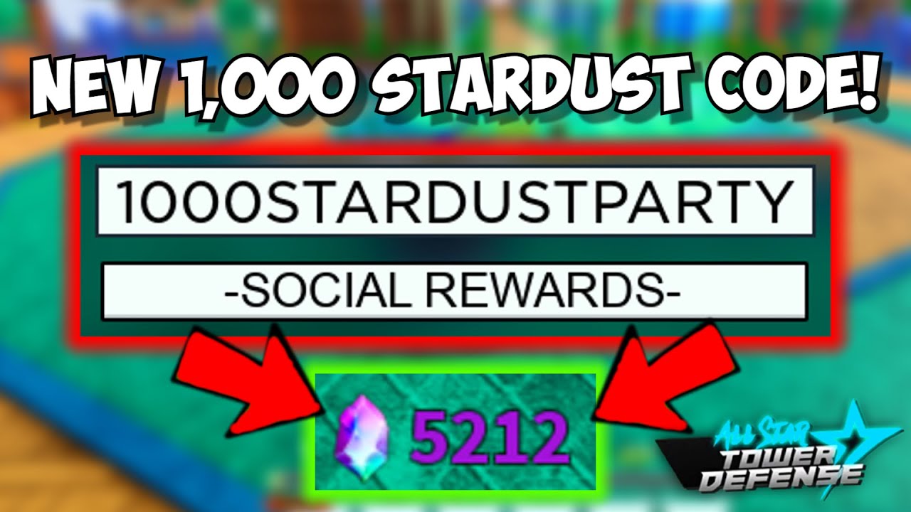 New OP Stardust code! (All Star Tower Defense) 