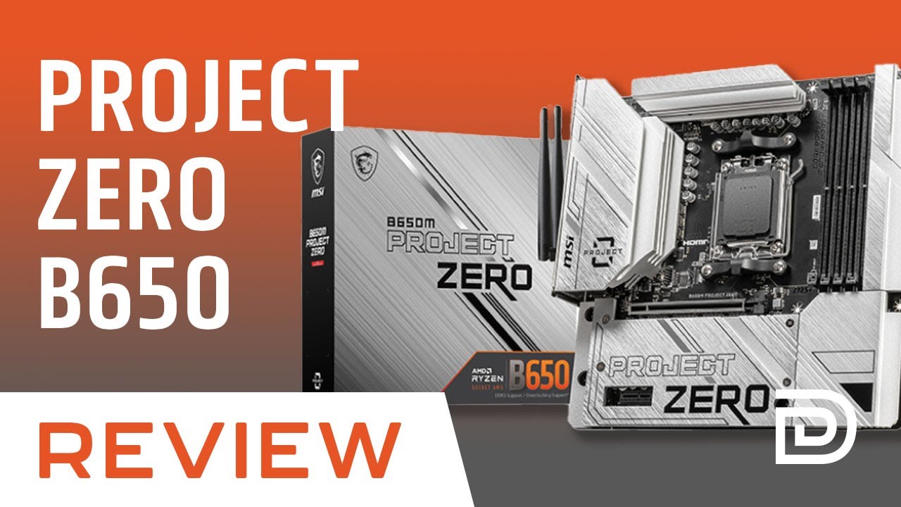 MSI B650M Project Zero: Ryzen 7000, DDR5, Wi-Fi 6E Review! - YouTube