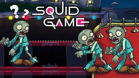 Plants Vs Zombies Squid Game Animation || Glass Bridge