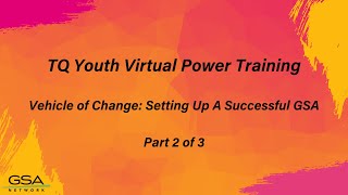 Vehicle of Change: Setting up a Successful GSA- Part 2/3