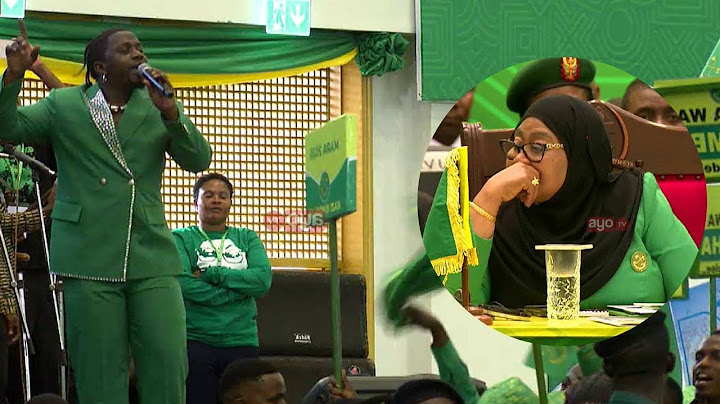 RAYVANNY AMUIMBIA RAIS SAMIA MBELE YA WAJUMBE WA CCM