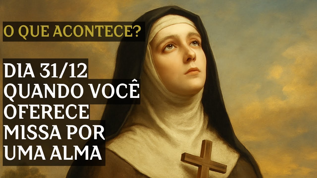 O Que REALMENTE Acontece Com Uma Alma no dia 31/12, Quando Você Reza Por Ela — Santa Catarina Revela